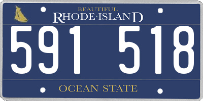 RI license plate 591518