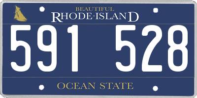 RI license plate 591528
