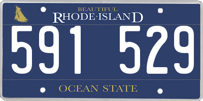 RI license plate 591529