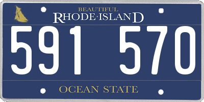 RI license plate 591570