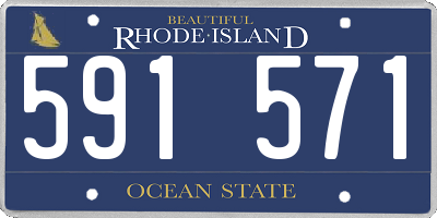 RI license plate 591571