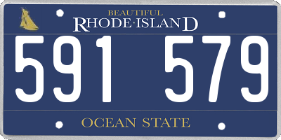 RI license plate 591579