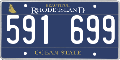 RI license plate 591699