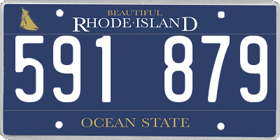 RI license plate 591879