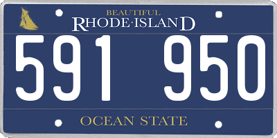 RI license plate 591950