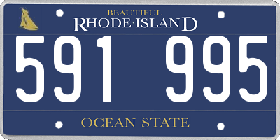 RI license plate 591995