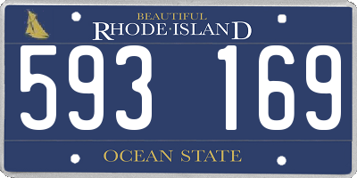 RI license plate 593169