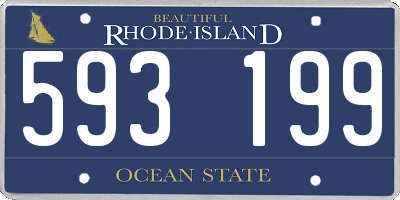 RI license plate 593199