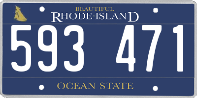 RI license plate 593471