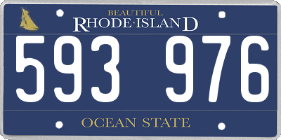 RI license plate 593976