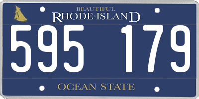 RI license plate 595179