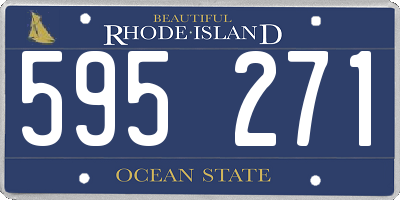 RI license plate 595271