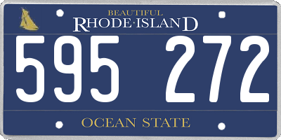 RI license plate 595272