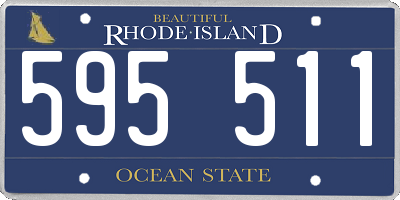 RI license plate 595511