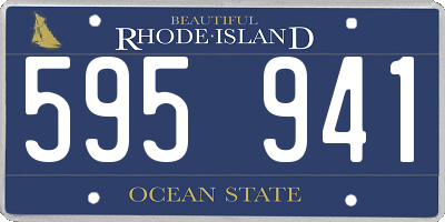 RI license plate 595941