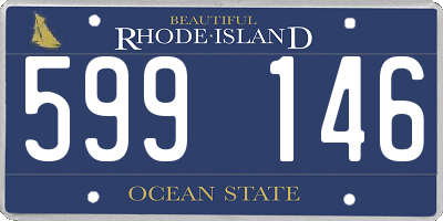 RI license plate 599146