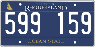 RI license plate 599159