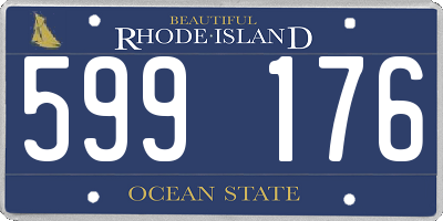 RI license plate 599176