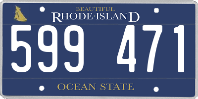 RI license plate 599471