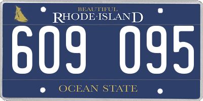 RI license plate 609095