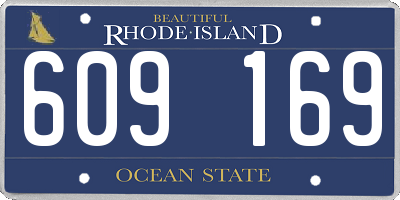 RI license plate 609169