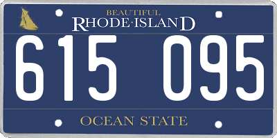 RI license plate 615095