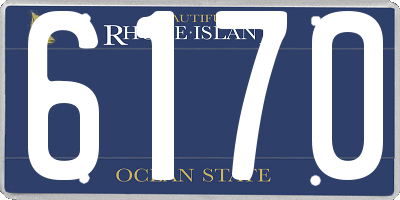 RI license plate 6170