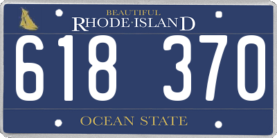 RI license plate 618370
