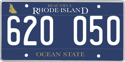 RI license plate 620050