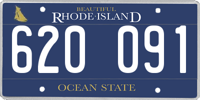 RI license plate 620091