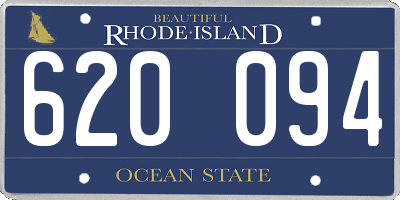 RI license plate 620094