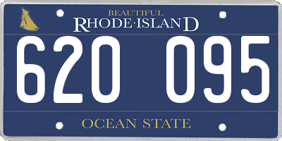 RI license plate 620095