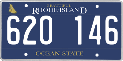 RI license plate 620146