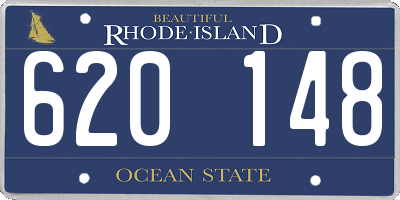 RI license plate 620148