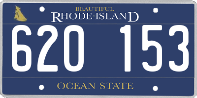 RI license plate 620153