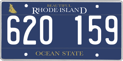RI license plate 620159