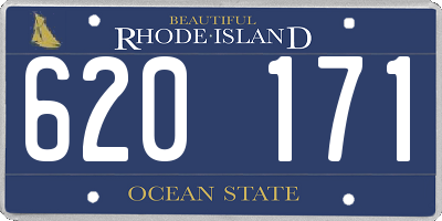 RI license plate 620171