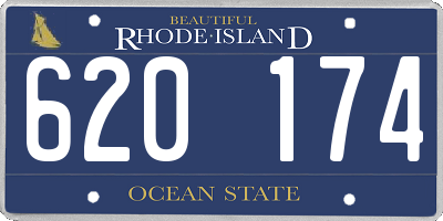 RI license plate 620174