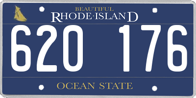 RI license plate 620176