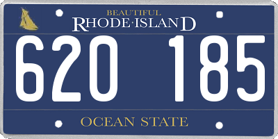 RI license plate 620185