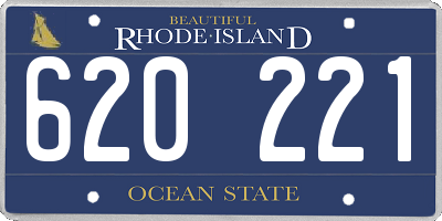RI license plate 620221