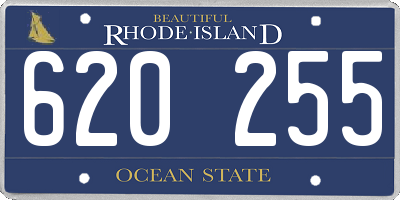 RI license plate 620255