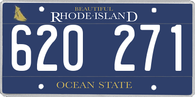 RI license plate 620271