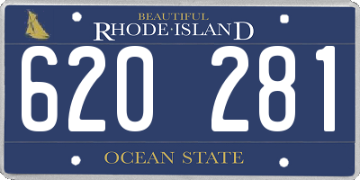 RI license plate 620281
