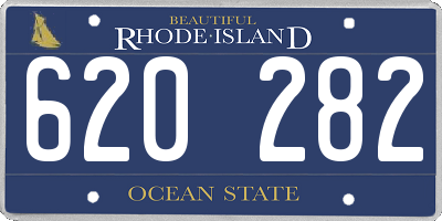 RI license plate 620282