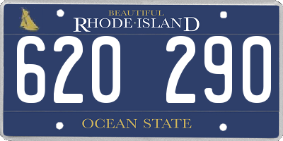 RI license plate 620290