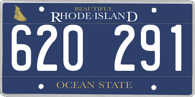 RI license plate 620291