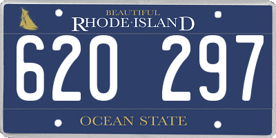 RI license plate 620297