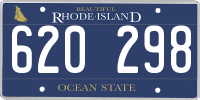 RI license plate 620298