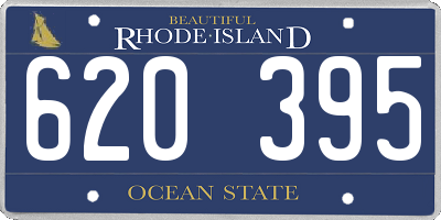 RI license plate 620395